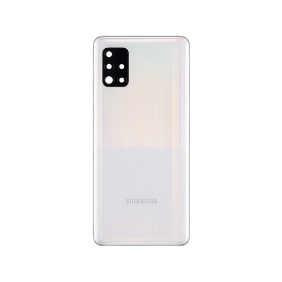 Back Cover with Camera Lens Samsung Galaxy A51 5G/A516 Prism Cube White